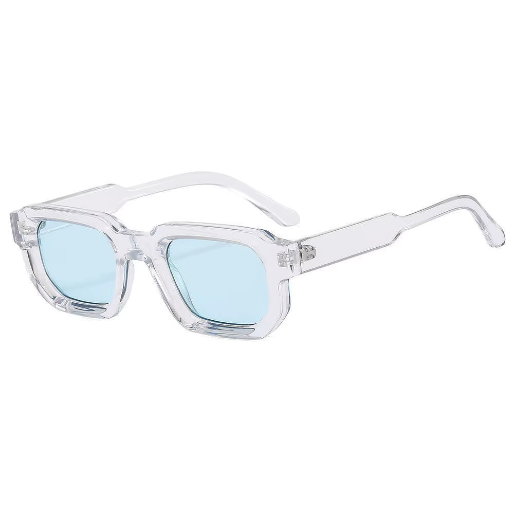 Men Vintage Rectangle Frame Sunglasses Fashion Retro Sun Glasses Luxury Brand Design UV400 Shades Eyewear Women Goggles