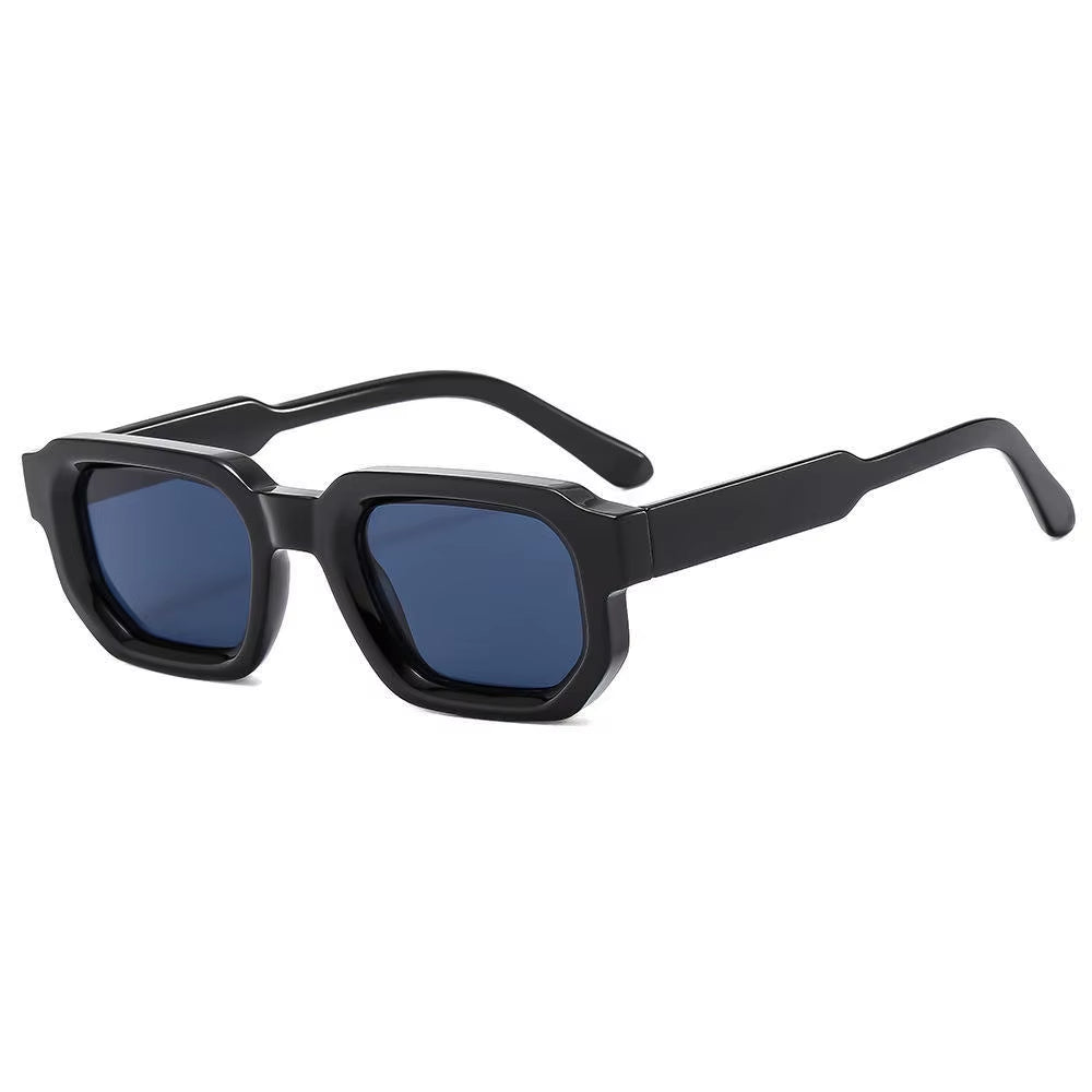 Men Vintage Rectangle Frame Sunglasses Fashion Retro Sun Glasses Luxury Brand Design UV400 Shades Eyewear Women Goggles